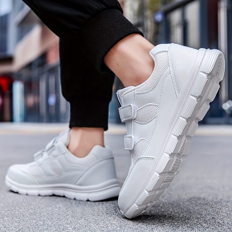 Vīriešu sporta apavi - auduma augšdaļa, dubultā sprādze, PU zolīte, putas zole, apaļš purns