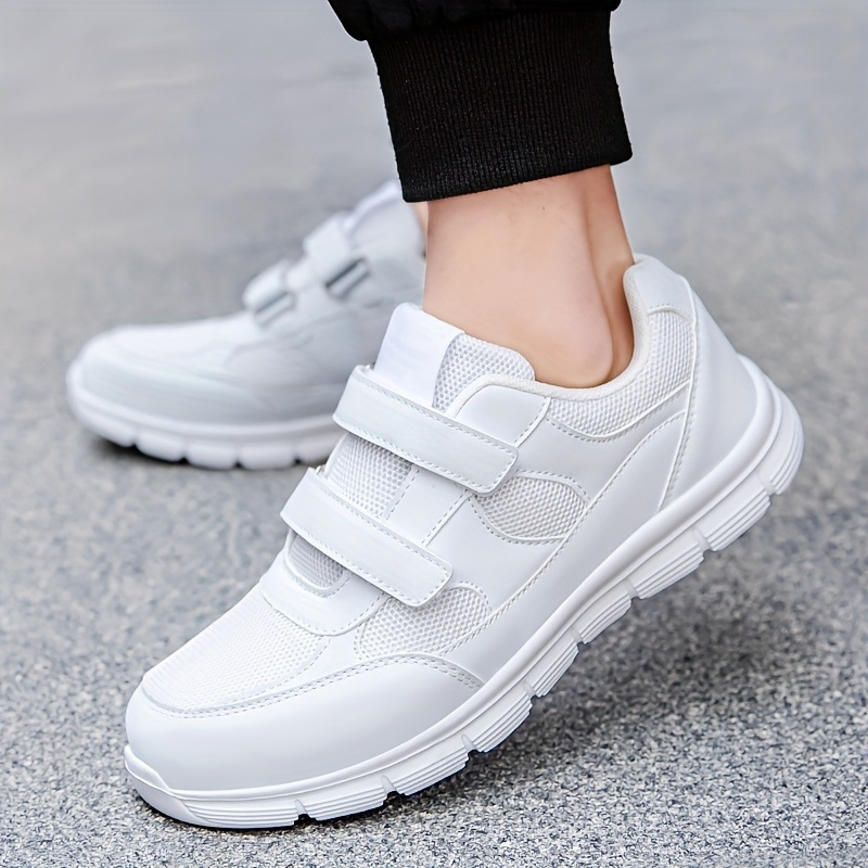 Vīriešu sporta apavi - auduma augšdaļa, dubultā sprādze, PU zolīte, putas zole, apaļš purns