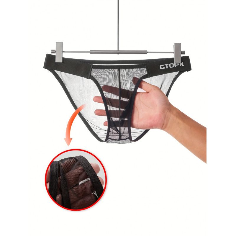 Muške mrežaste boxerice s niskim strukom — jednobojne, srednje rastezljive, 85% najlon, 15% elastan