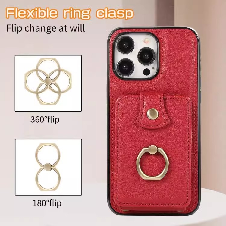 Piniginės stiliaus dėklas telefonui iš dirbtinės odos – smūgiams atsparus, magnetinis užsegimas, pirštų atspaudų atsparumas, kritimo apsauga; suderinama su iPhone X, 7 Plus, 8 Plus, 14 Pro, 14 Pro Max