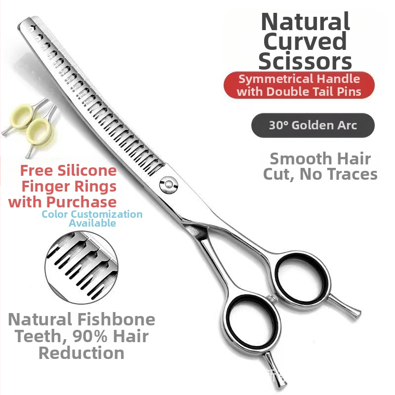 Škare za njegu pasa, nehrđajući čelik, Crazy Shear, pakiranje 120 komada, licenciranje za privatnu marku