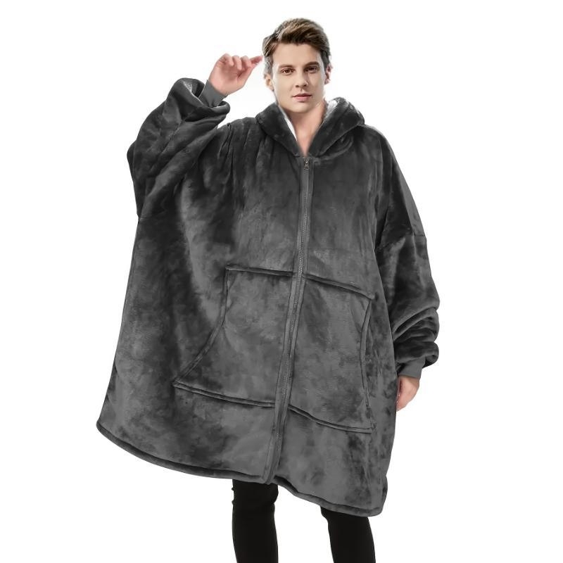 Vīriešu kapucēta nakts komplekts - Cartoon stils, Half-side Fleece audums, kokvilnas maisījums zem 30%, 2025. gada pavasaris