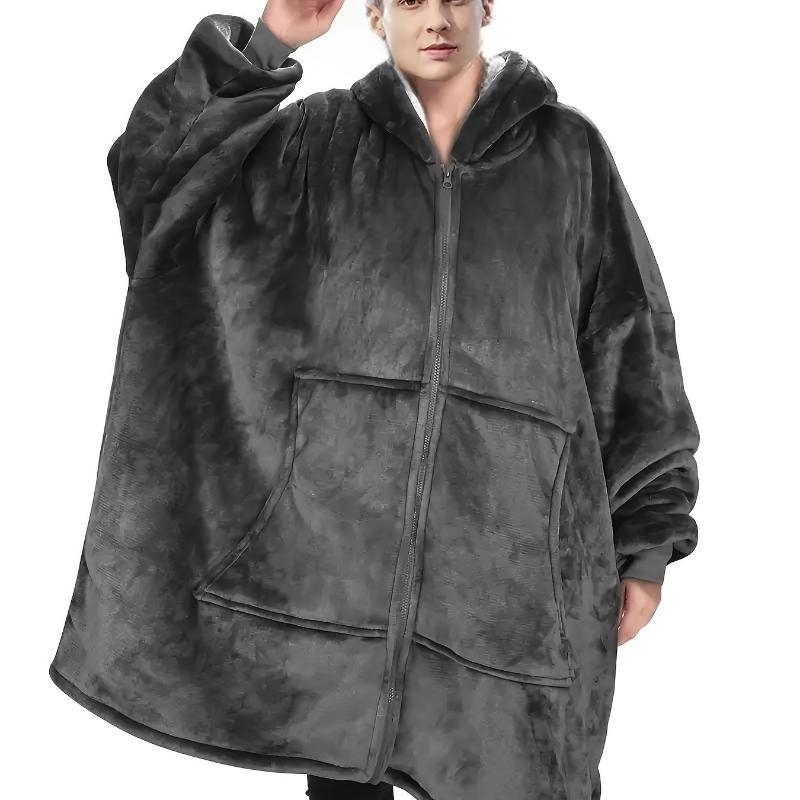 Vīriešu kapucēta nakts komplekts - Cartoon stils, Half-side Fleece audums, kokvilnas maisījums zem 30%, 2025. gada pavasaris