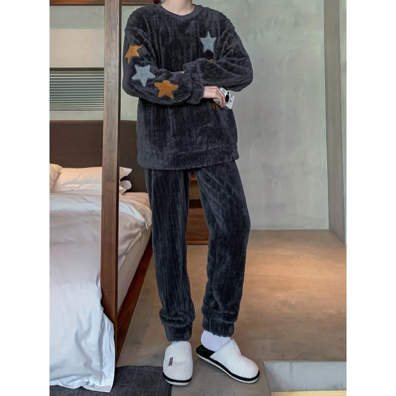 Nakts pidžāmu komplekts, flīss, karikatūru stils, kokvilna zem 30%, pavasaris