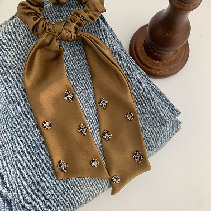 Auduma matu riņķītis - Roku darbs, Korejas stils, Liela elastība, Maca Baka