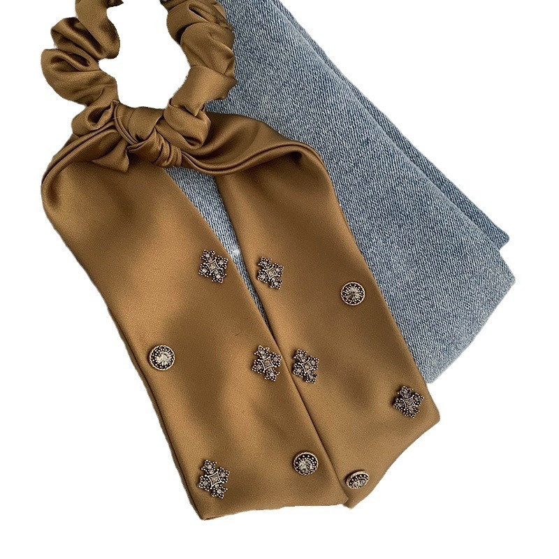 Auduma matu riņķītis - Roku darbs, Korejas stils, Liela elastība, Maca Baka