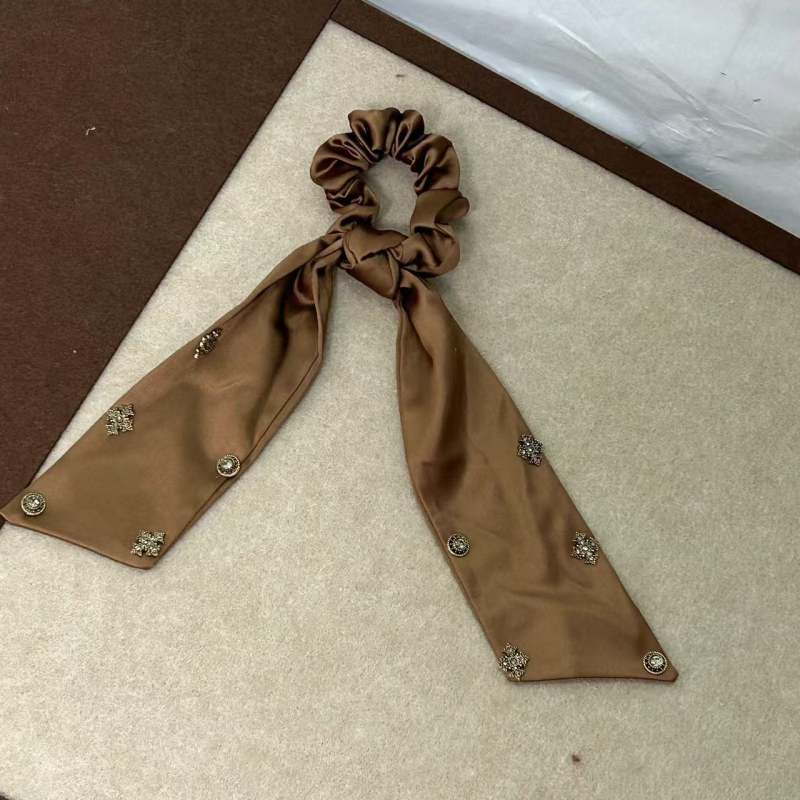 Auduma matu riņķītis - Roku darbs, Korejas stils, Liela elastība, Maca Baka