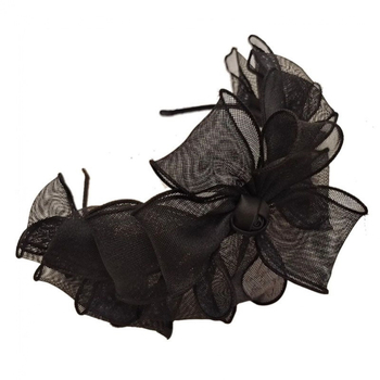 Hajcsat: kézzel készített, nagy masnis hálós csipkés dizájn, koreai stílus, friss és édes, anyag: textil, tavasz 2025