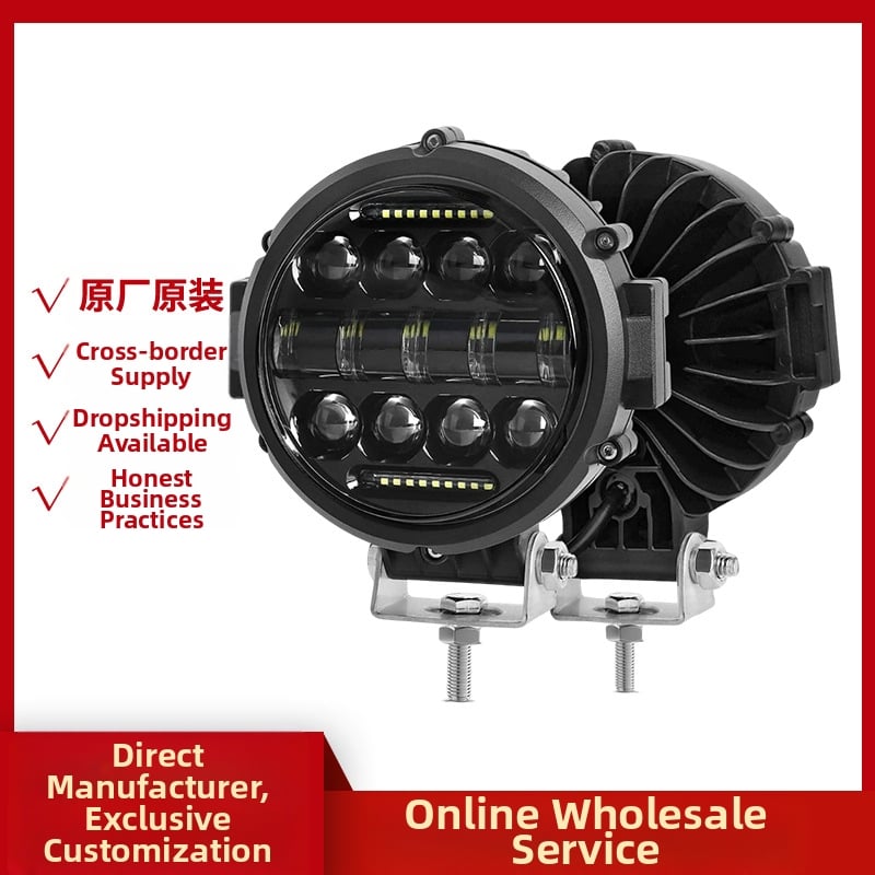 LED radna svjetiljka, 13 LED kuglica, 32W, 9-36V, 8000 lm, aluminij, univerzalno vozilo, kružni krovni reflektor