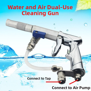 Wangchi dvostruko korištenje pištolj za čišćenje zrak-voda visokotlačni za pranje automobila, ABS glava pištolja, dvostruka cijev