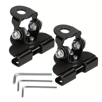 Dviejų dalių variklio gaubto laikiklis su prožektoriumi, universalus visureigiams, be gręžimo, trikampis laikiklis