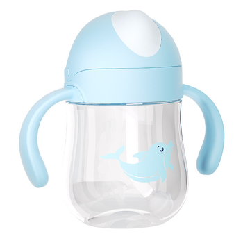 Mācību krūze bērniem ar rokturiem — mīļa un jautra stilā, Tritan materiāls, logotipa drukāšana