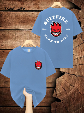 Muška Spitfire grafička majica, 95% pamuka, grafički otisak, okrugli izrez, kratki rukavi