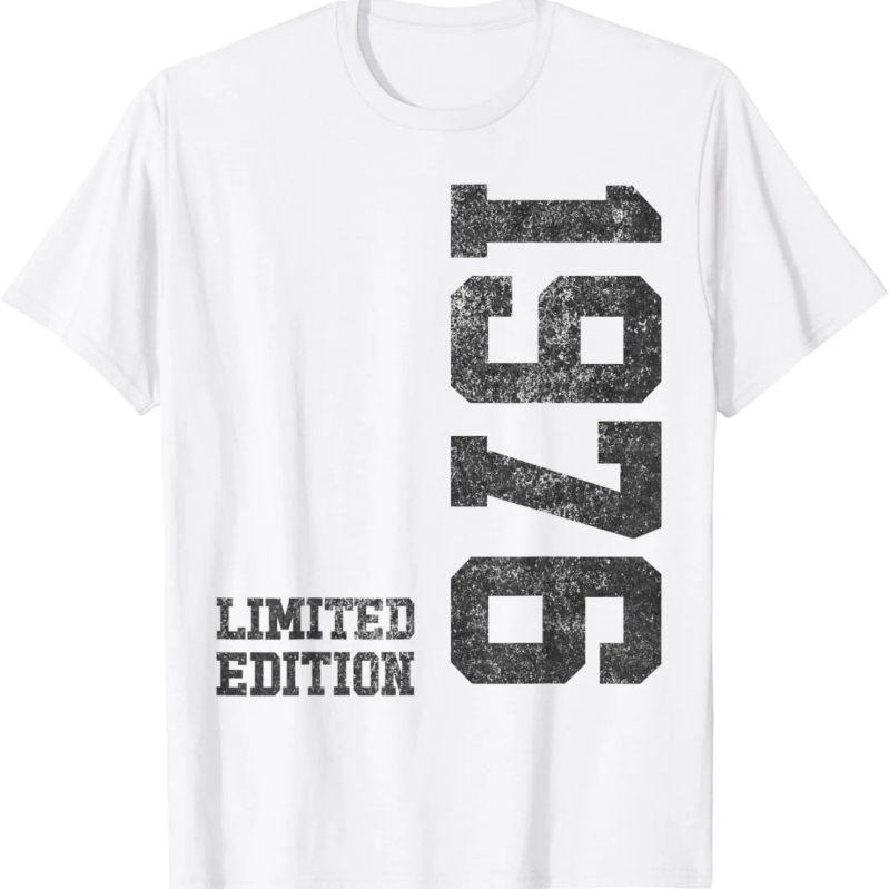 Kokvilnas T-krekls ar 3D burtiem drukāšanu, īsās piedurknes, apaļš kakla izgriezums, brīvs piegriezums