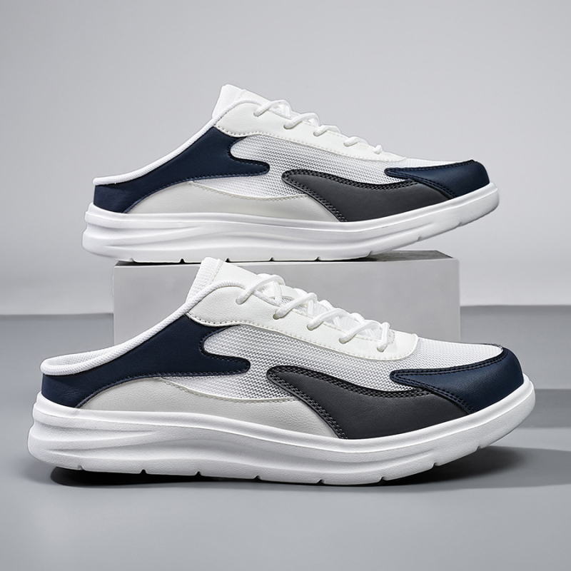 Rice movement uždarų pirštų paplūdimio sandalai su tinkline viršutine ir EVA padu