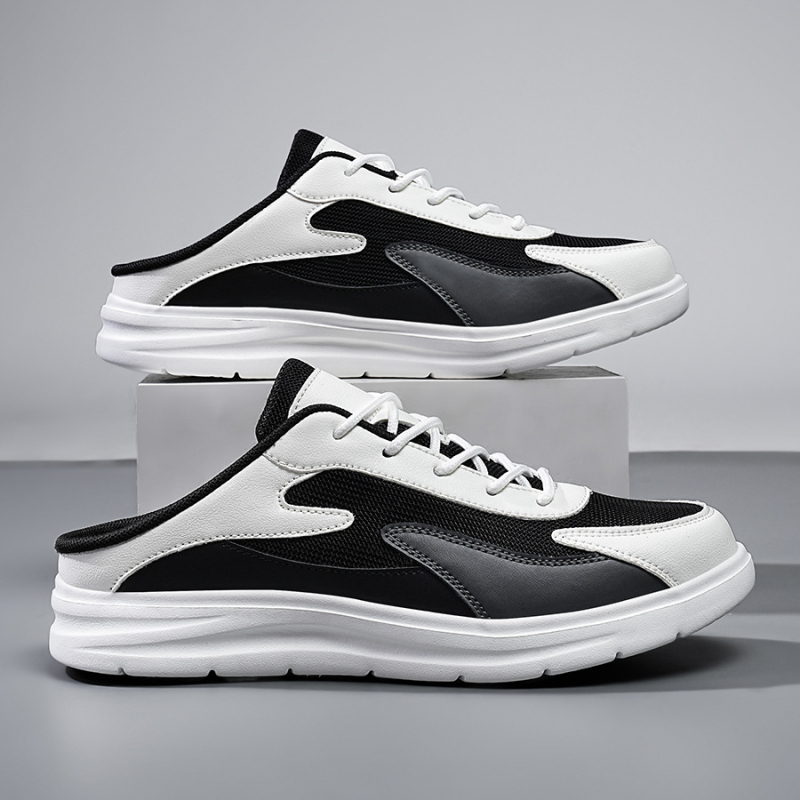 Rice movement uždarų pirštų paplūdimio sandalai su tinkline viršutine ir EVA padu