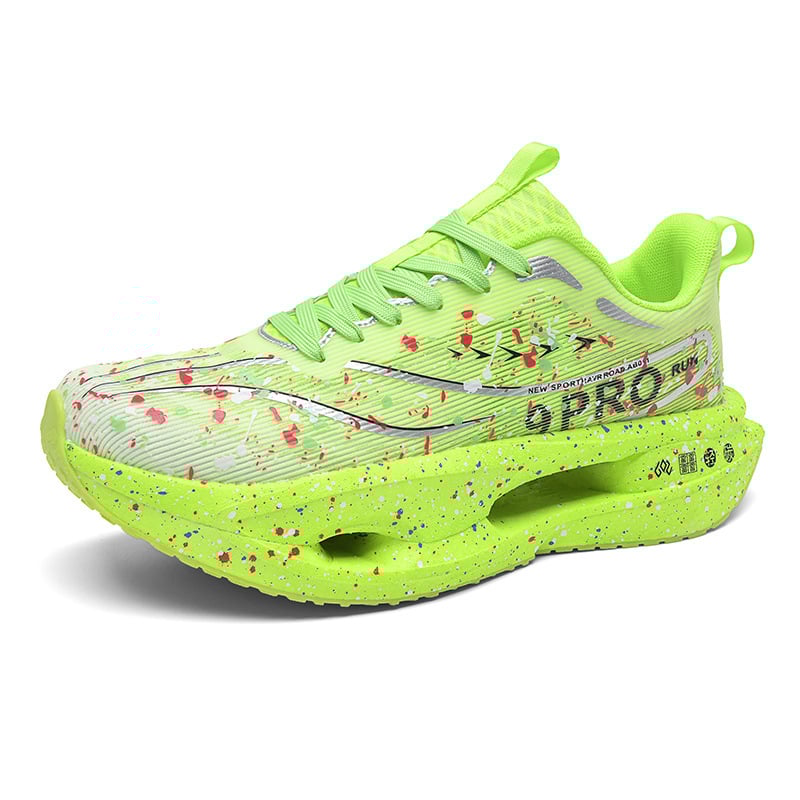 Skrējiena kurpes ar elpojošu tīkla augšpusi, ultra vieglas, zole ar oglekļa plāksni, anti-slīdoša un izturīga