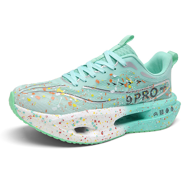 Skrējiena kurpes ar elpojošu tīkla augšpusi, ultra vieglas, zole ar oglekļa plāksni, anti-slīdoša un izturīga