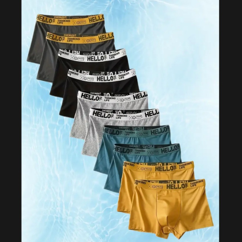 Vīriešu bokseršorti – elpojoši, Milk Silk audums, Poliesteris 90-95%, 6-10D