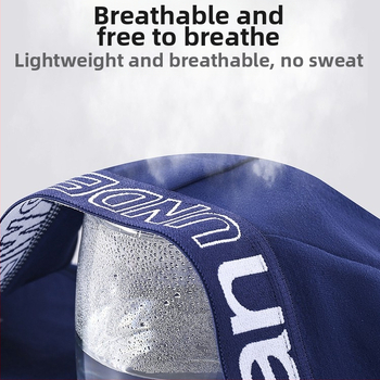 Vīriešu kokvilnas apakšveļa ar vidējo jostu, antibakteriāla, kokvilnas cirkšņa odere, pavasaris 2025