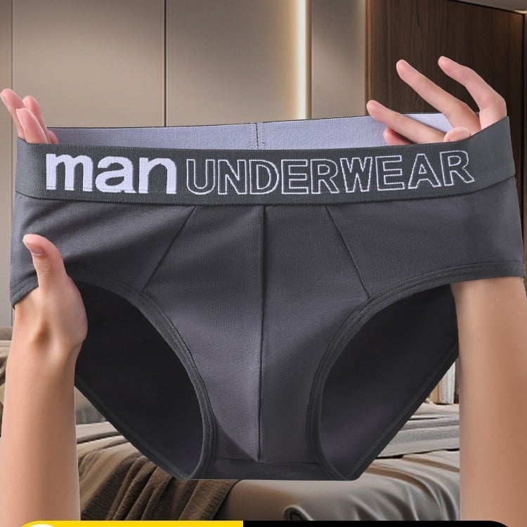 Vīriešu kokvilnas apakšveļa ar vidējo jostu, antibakteriāla, kokvilnas cirkšņa odere, pavasaris 2025