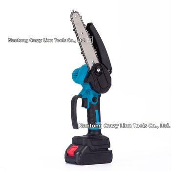 Elektriskais ķēdes zāģis, bezvadu, rokas, augstas jaudas (21V Li‑ion baterija, zāģa ķēdes materiāls: tērauds, sprieguma diapazons: AC vienfāzes un DC ≤ 50V)