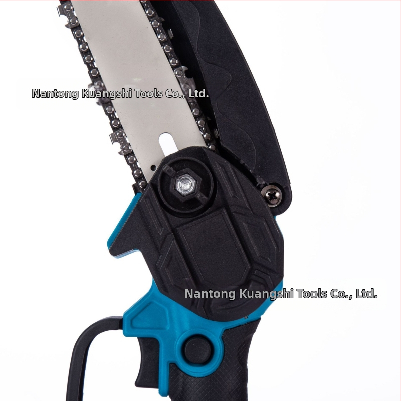 Електрическа верижна пила, безжична, ръчна, висока мощност (21V литиево-йонна батерия, материал на веригата: стомана, диапазон на напрежение: AC еднофазно и DC ≤ 50V)