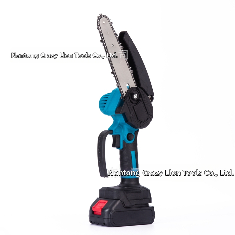 Електрическа верижна пила, безжична, ръчна, висока мощност (21V литиево-йонна батерия, материал на веригата: стомана, диапазон на напрежение: AC еднофазно и DC ≤ 50V)