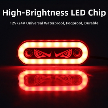 Demon Eye teherautó oldalsó lámpa (ND, ABS, 12–24V, ND565214, teherautó utánfutó)