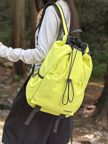 Унисекс раница от найлон със аркови презрамки, голям капацитет, стил cross-border