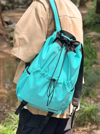 Унисекс раница от найлон със аркови презрамки, голям капацитет, стил cross-border