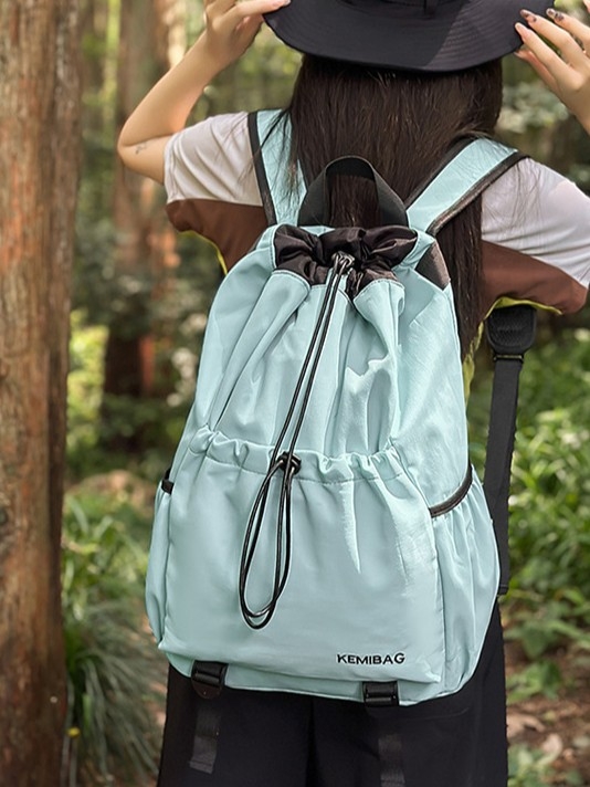 Унисекс раница от найлон със аркови презрамки, голям капацитет, стил cross-border