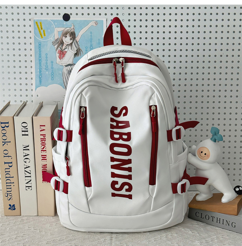 Unisex mugursoma universitātei un ceļojumiem, poliesters, gaisa spilvena plecu siksnas, tilpums zem 20 L, vieta 13 collu klēpjdatoram, vienkrāsains