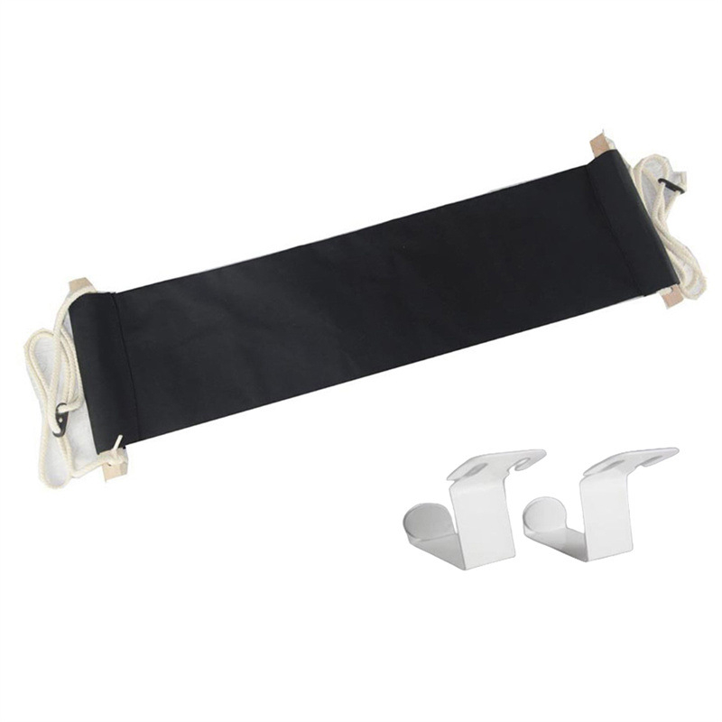 Auduma kāju pufveida atbalsts, gaišs luksusa stils, regulējams karājams atpūtas piederums, modelis DIUY76, pieaugušajiem, daudzfunkcionāls un salokāms