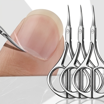 Meidao Ψαλίδια μακιγιάζ με μυτερή άκρη και στρογγυλή κεφαλή – Ανοξείδωτο ατσάλι, μοντέλο qwt-1389