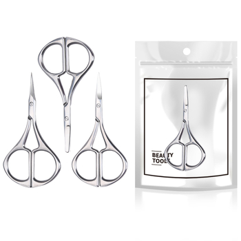 Meidao Ψαλίδια μακιγιάζ με μυτερή άκρη και στρογγυλή κεφαλή – Ανοξείδωτο ατσάλι, μοντέλο qwt-1389