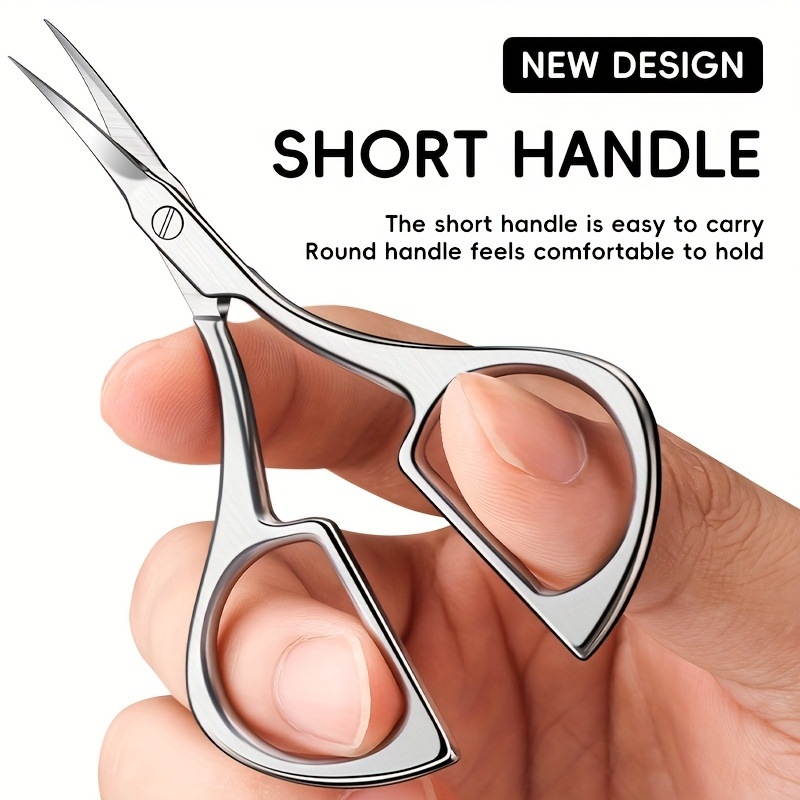 Meidao Ψαλίδια μακιγιάζ με μυτερή άκρη και στρογγυλή κεφαλή – Ανοξείδωτο ατσάλι, μοντέλο qwt-1389