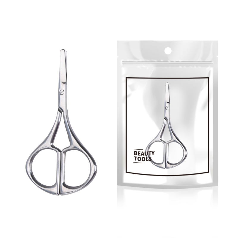 Meidao Ψαλίδια μακιγιάζ με μυτερή άκρη και στρογγυλή κεφαλή – Ανοξείδωτο ατσάλι, μοντέλο qwt-1389