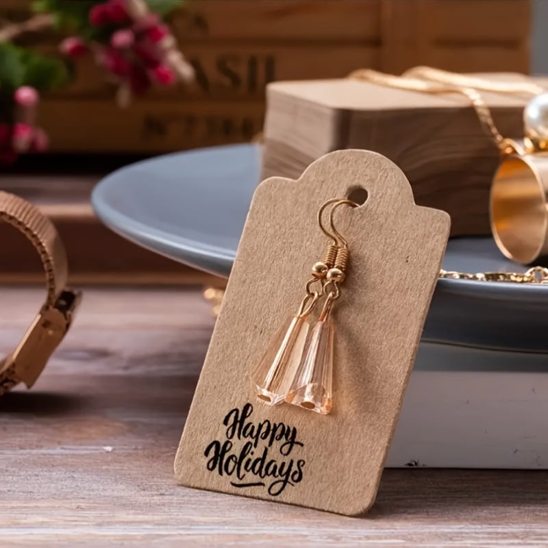 Etichete de cadouri din hârtie cu sfoară din cânepă — etichete de preț goale, personalizabile; materiale: hârtie Kraft, hârtie fragilă, etichetă PVC, etichetă oglindă; cod articol jd601099892677897