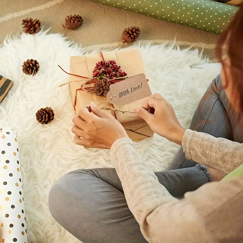 Etichete de cadouri din hârtie cu sfoară din cânepă — etichete de preț goale, personalizabile; materiale: hârtie Kraft, hârtie fragilă, etichetă PVC, etichetă oglindă; cod articol jd601099892677897