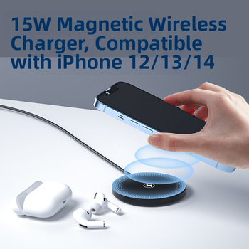 Sister Star bezvadu uzlādes lādētājs 15W QC3.0, 2A izvade, CE FCC ROHS sertificēts