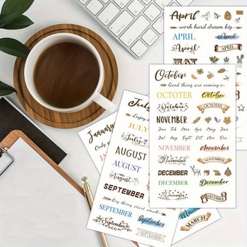 Dienasgrāmatas uzlīmītes — 4 lapas, Papīrs, Pielāgošana pieejama, Preces kods jd601101724438464