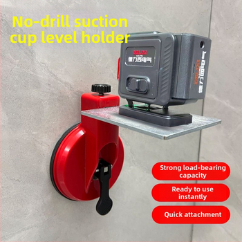 Laserski nivo s usisnom čašom za keramičke pločice i staklo, vanjska zidna montaža, visoka preciznost, Strength Factory