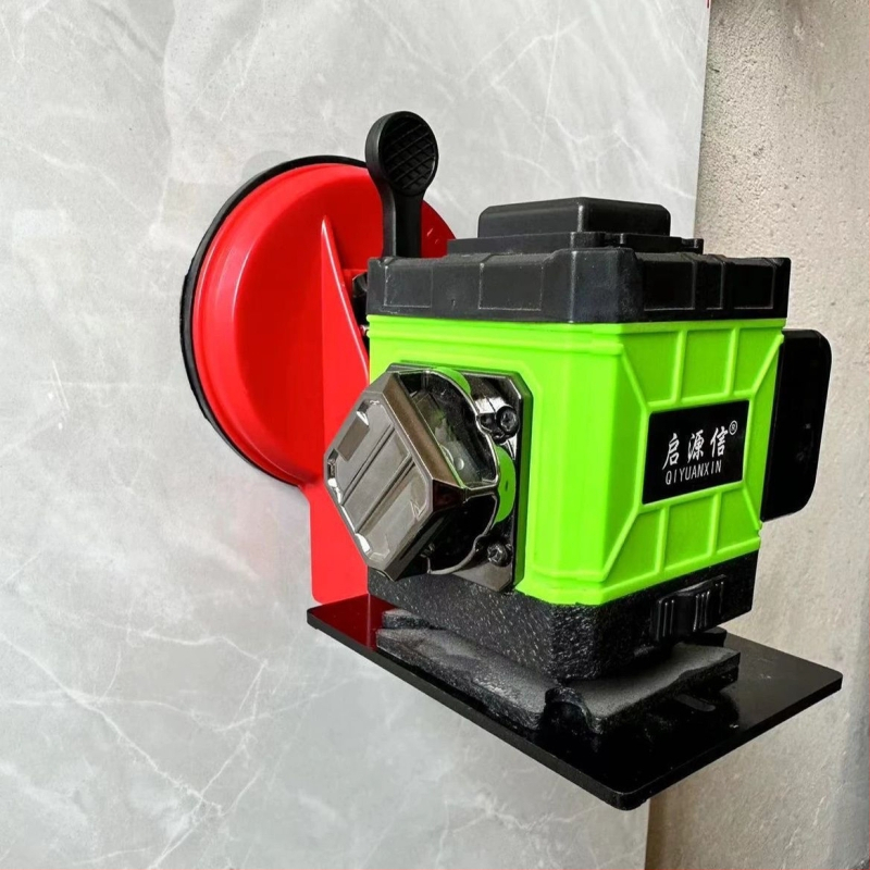 Лазерен нивелир с вакуумна чашка за плочки и стъкло, лазерен принцип, външен стенен монтаж, висок прецизитет, Strength Factory