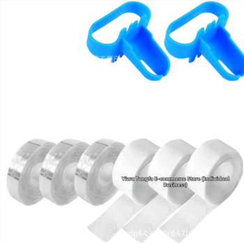 Set dopunila za balone za uređenje prostora: zaveži, lančići, točkice, trake i klipse s cvjetnim motivom • Plastika • Stil modernog minimalizma, svečani stil • Pogodno za vjenčanja i događaje