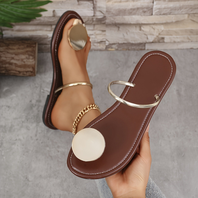 Sandale din piele artificială, stil Lolita, talpă cu platformă, talpă PU, grosime talpă peste 11 cm