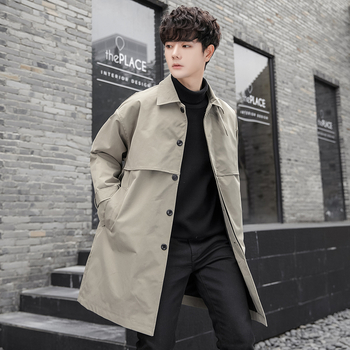 Vīriešu vēja jaka stilā, brīva griezuma, kakla turn-down, vienas rindas aizdare, audums Modal ar zaķa kažoku