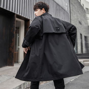 Vīriešu vēja jaka stilā, brīva griezuma, kakla turn-down, vienas rindas aizdare, audums Modal ar zaķa kažoku