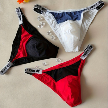 Muške gaćice s niskim strukom, najlon, glavni materijal 80–90% najlona, podstava od Spandexa, jedinstven uzorak