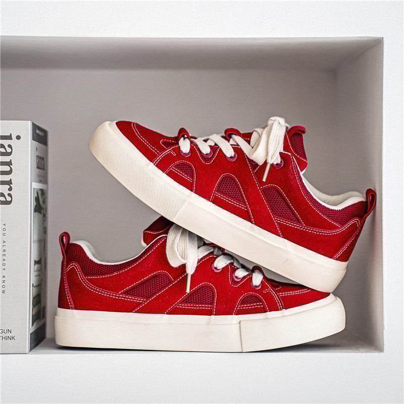 Muške tenisice s kružnim vrhom prsta, gornji dio od sintetičkog PU, gumeni potplat, niski kroj, visina peta 3–5 cm, korejski Leisure stil